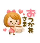 かわいい女の子♡デカ文字スタンプ（個別スタンプ：14）