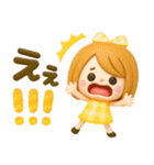 かわいい女の子♡デカ文字スタンプ（個別スタンプ：32）