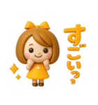 かわいい女の子♡デカ文字スタンプ（個別スタンプ：34）