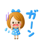 かわいい女の子♡デカ文字スタンプ（個別スタンプ：36）