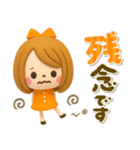かわいい女の子♡デカ文字スタンプ（個別スタンプ：37）