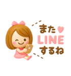 かわいい女の子♡デカ文字スタンプ（個別スタンプ：39）