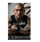 感情を伝える 強面ギャングアウトロー（個別スタンプ：28）