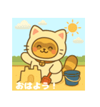 にゃんたぬ 癒しのふわもこ着ぐるみ便（個別スタンプ：11）