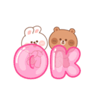 カナ ＆ カキ : 愛愛 6（個別スタンプ：1）