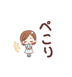 動く☆大人かわいい女子の日常（個別スタンプ：5）