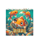 伝説の金魚（個別スタンプ：5）