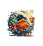 伝説の金魚（個別スタンプ：7）