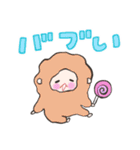 もふもふおさると推し活ライフ（個別スタンプ：6）