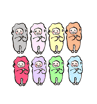 もふもふおさると推し活ライフ（個別スタンプ：37）
