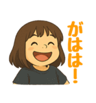 使いやすい！元気な女の子の日常スタンプ（個別スタンプ：8）