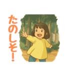 使いやすい！元気な女の子の日常スタンプ（個別スタンプ：13）