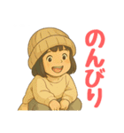 使いやすい！元気な女の子の日常スタンプ（個別スタンプ：16）