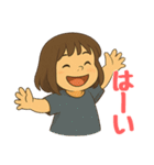 使いやすい！元気な女の子の日常スタンプ（個別スタンプ：19）