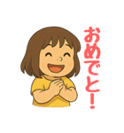 使いやすい！元気な女の子の日常スタンプ（個別スタンプ：26）