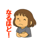 使いやすい！元気な女の子の日常スタンプ（個別スタンプ：27）