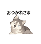 ハスキー犬☆日常会話☆毎日使いたい☆（個別スタンプ：12）