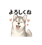 ハスキー犬☆日常会話☆毎日使いたい☆（個別スタンプ：30）