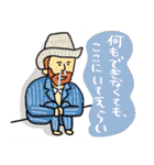 名画、無理しがちスタンプ★pocaママ（個別スタンプ：35）