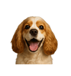 ハッピー顔（犬編） Part2（個別スタンプ：3）