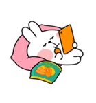 だらだらあまえんぼうさちゃん（個別スタンプ：6）