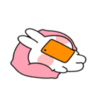 だらだらあまえんぼうさちゃん（個別スタンプ：7）