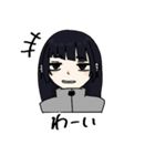 黒ジャージの女の子（個別スタンプ：8）