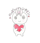 可愛くて丸い白い男の子 の しろくん ver2.（個別スタンプ：23）