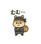 ゆる忍者リス ころころ忍法スタンプ（個別スタンプ：3）