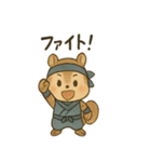 ゆる忍者リス ころころ忍法スタンプ（個別スタンプ：26）