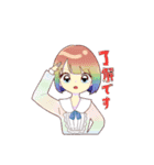 新人スタンプ！（個別スタンプ：10）