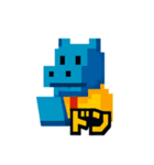 カクカクカバの日常（個別スタンプ：2）
