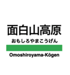 駅名でツッコミ！あいづち電車スタンプ（個別スタンプ：19）