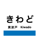 駅名でツッコミ！あいづち電車スタンプ（個別スタンプ：29）