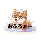 めがねわんこす（個別スタンプ：10）