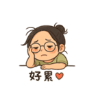マジメ彼女の素直じゃない日常（個別スタンプ：18）