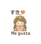 吉野天人の日西バイリンガル和スタンプ（個別スタンプ：26）