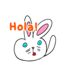 うさ太のスペイン語（個別スタンプ：1）