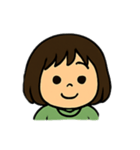 毎日使える表情豊かなボブの女の子スタンプ（個別スタンプ：29）