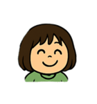 毎日使える表情豊かなボブの女の子スタンプ（個別スタンプ：30）