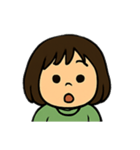 毎日使える表情豊かなボブの女の子スタンプ（個別スタンプ：38）