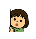 毎日使える表情豊かなボブの女の子スタンプ（個別スタンプ：39）