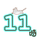 時間連絡×ねこ（個別スタンプ：11）
