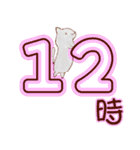 時間連絡×ねこ（個別スタンプ：12）
