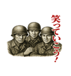 軍人×兵士の日常会話(戦場の日常)（個別スタンプ：22）