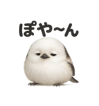 リアルなシマエナガの感情表現日記（個別スタンプ：2）