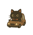 黒ねこちゃんの1日（個別スタンプ：14）