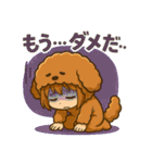 もこもこ犬のキグルミ日和（個別スタンプ：20）