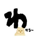 【しずかに寄り添う】リアルねこのことば（個別スタンプ：31）