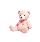 ピンクのクマさん ぴんくまの日常（個別スタンプ：19）